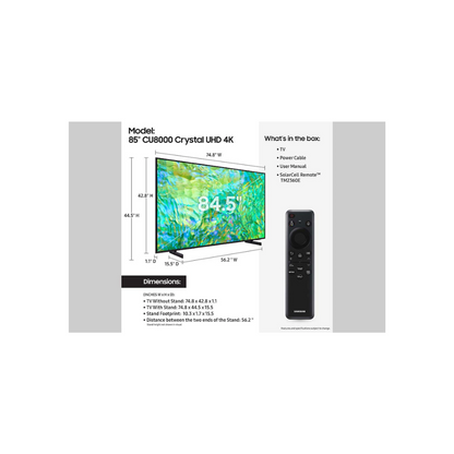 Samsung  - 4K Crystal UHD - Smart TV