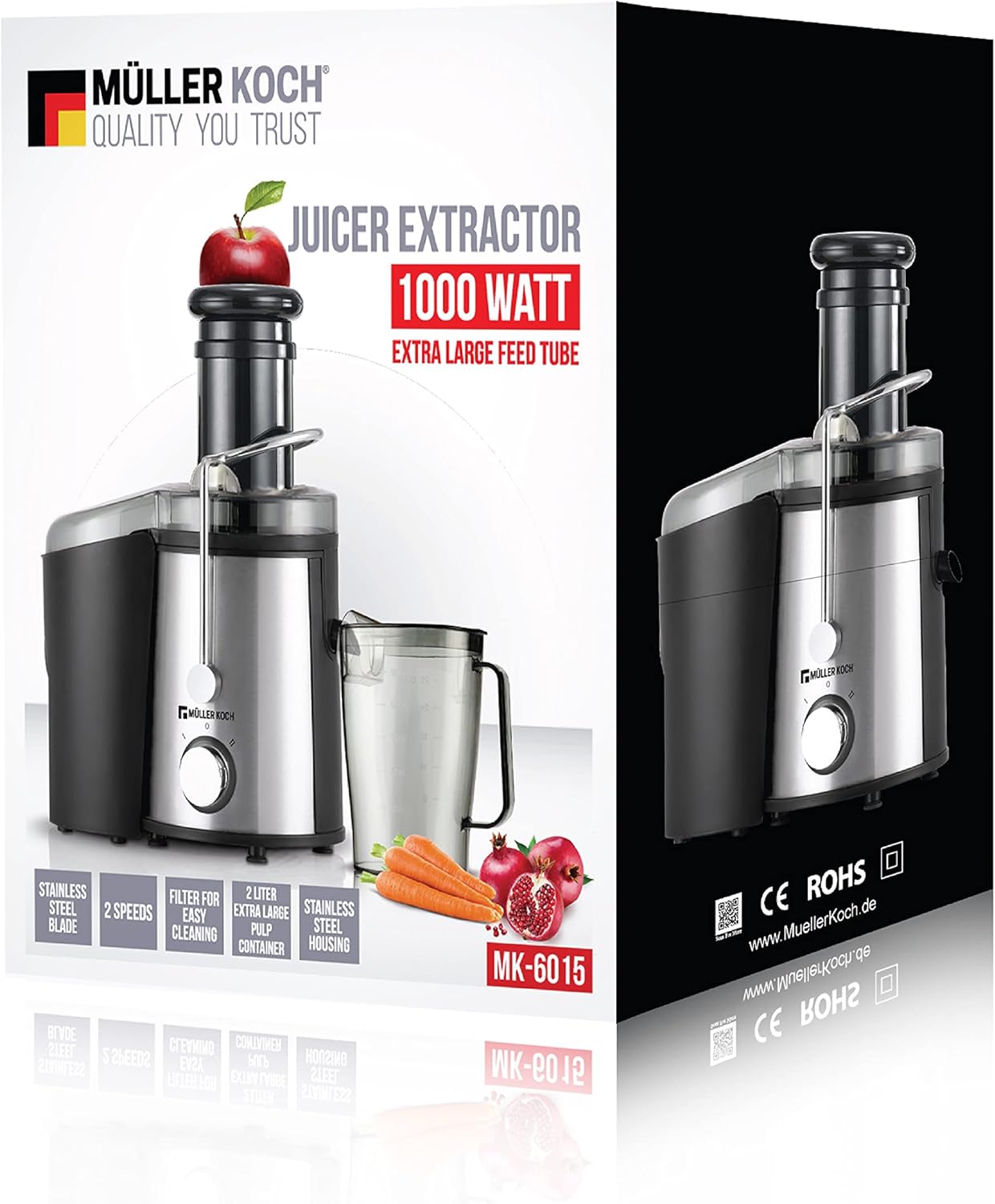 Muller kitchen MK-6015 Carrot Juice 1000 watt