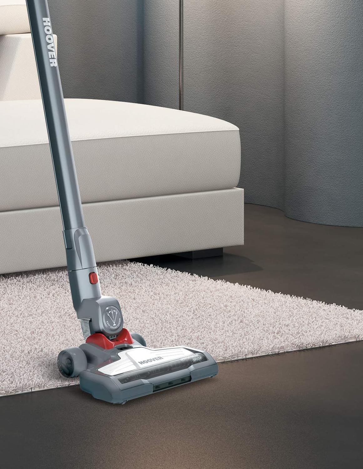 Hoover Handheld, Battery Handle Vacuum Cleaner, Deep Shiny Grey with anodised Protective Layer/Shiny fl