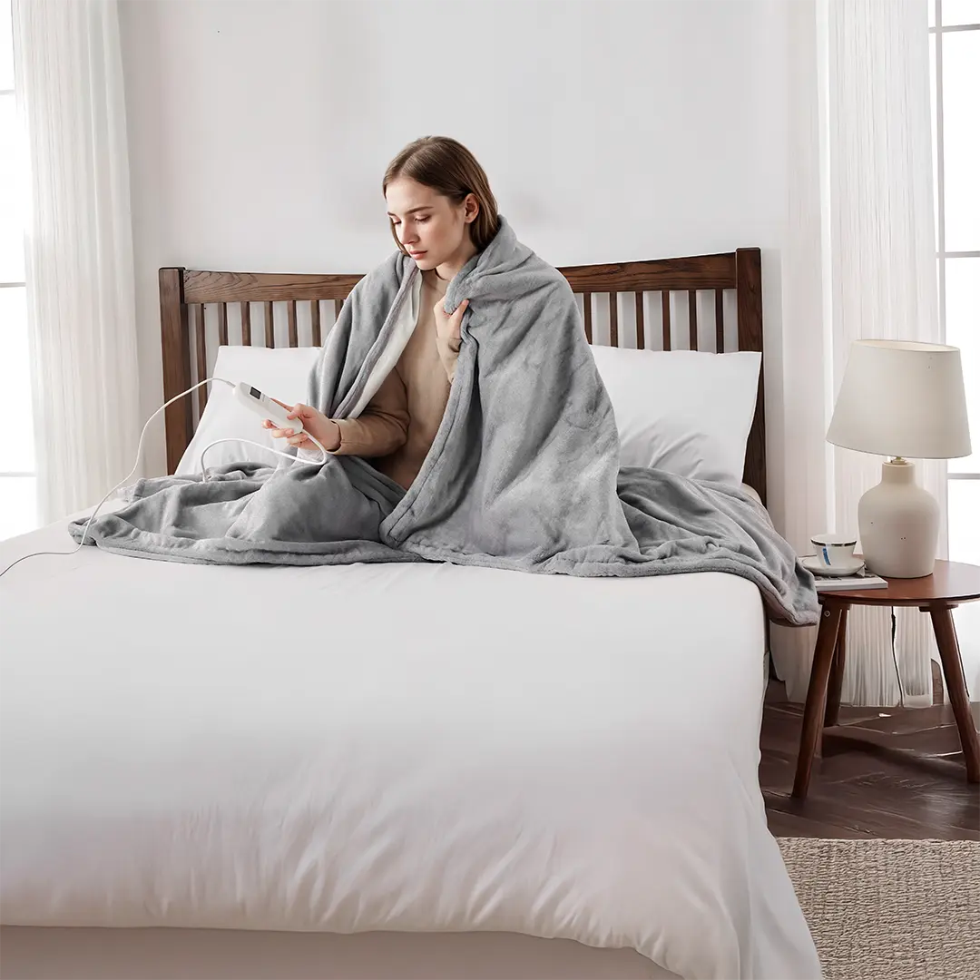 Green Lion Electric Blanket with Heating Function - Gray