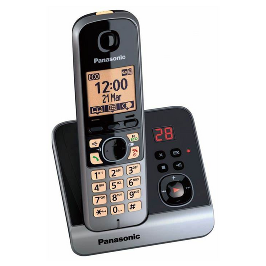 Panasonic - Wireless Landline - Digital Answer Machine 30 Minutes