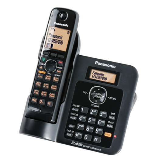 Panasonic - Wireless Landline - 1.8" Backlight Illuminated LCD Screen