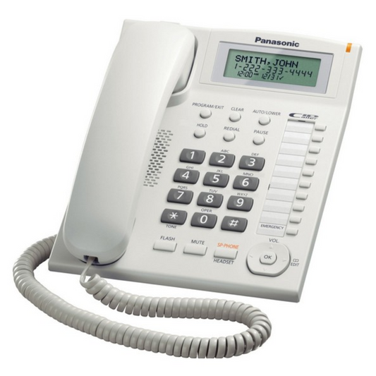 Panasonic - Wired Landline - Single Line Telephone,50 Station Phonebook
