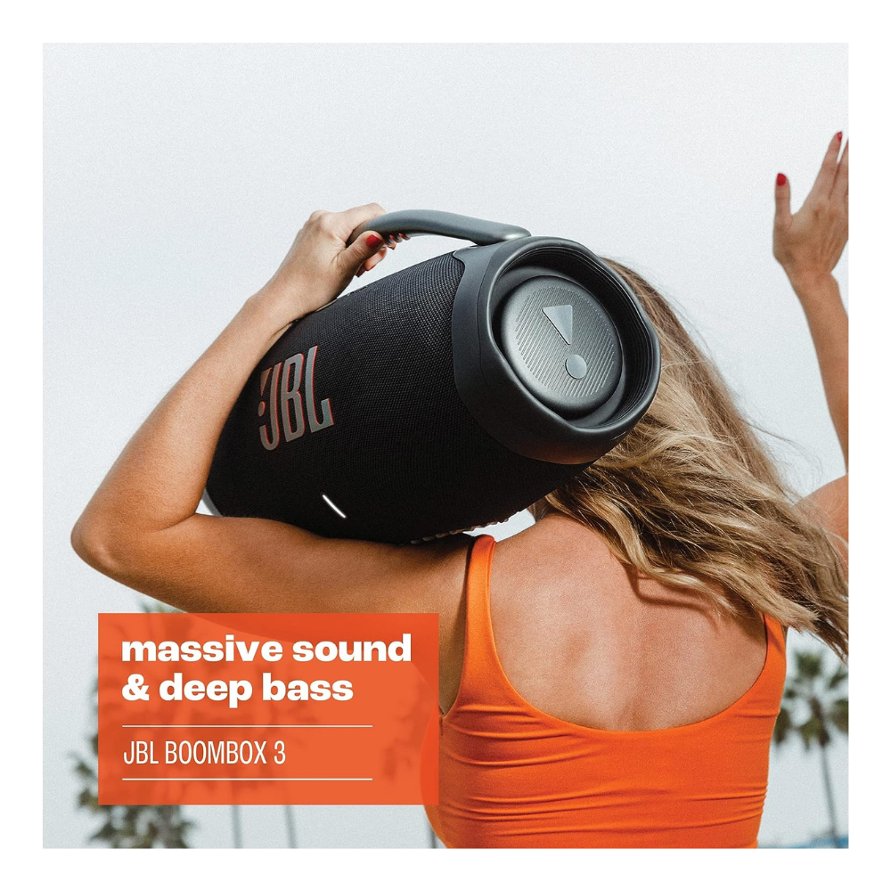 JBL - Boombox 3 - 24 Hours Of Playtime