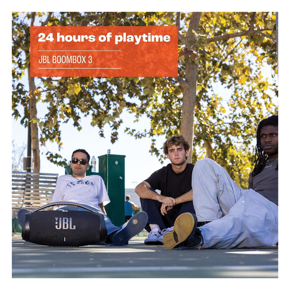 JBL - Boombox 3 - 24 Hours Of Playtime