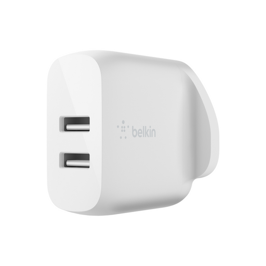 Belkin - BoostCharge - Dual USB-A Wall Charger 24W