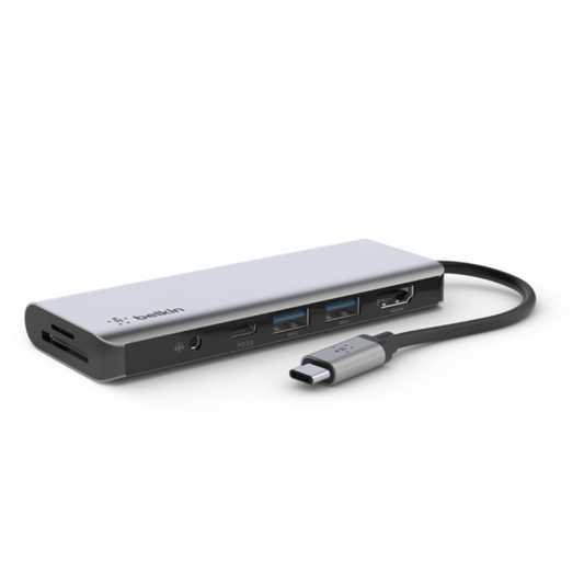 Belkin - USB-C 7-in-1 Multiport Hub Adapter