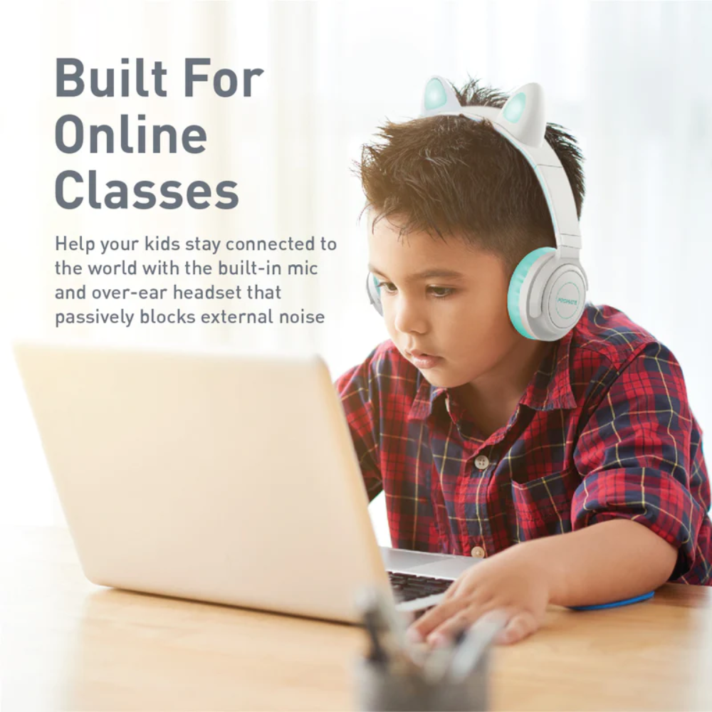 Promate - KidSafe Kawaii Style Wireless Kids Headset