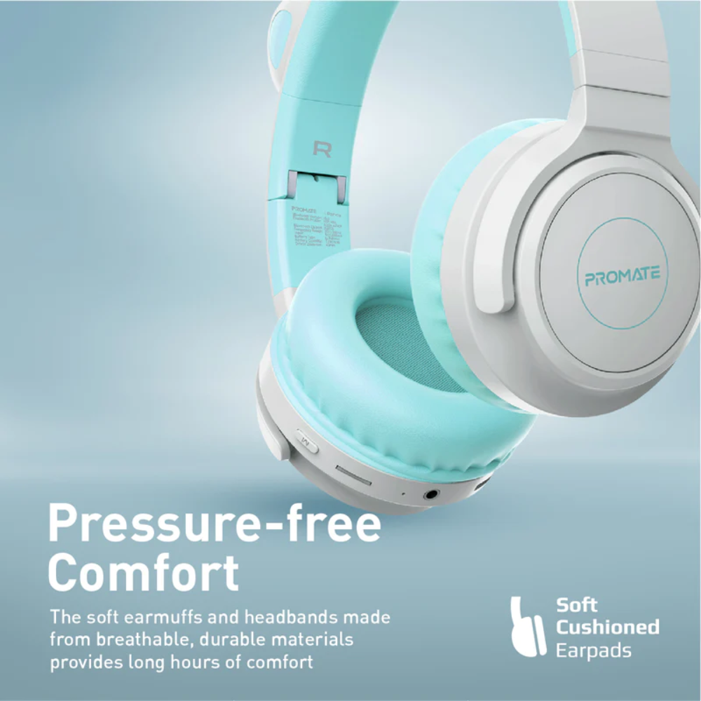 Promate - KidSafe Kawaii Style Wireless Kids Headset