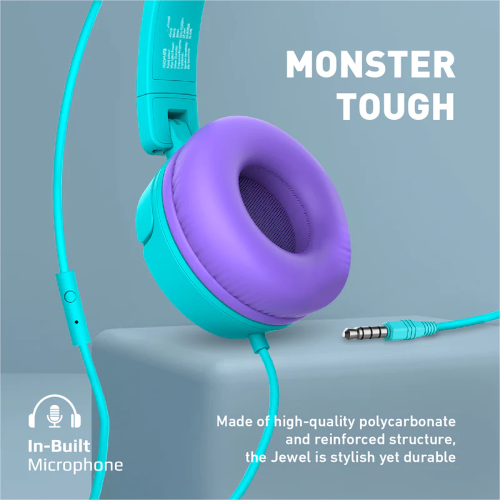 Promate - HD Stereo KidSafe Wired Headset
