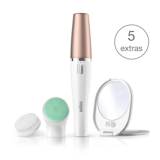 Braun - Face Spa - 3 in 1 facial epilating, cleansing & vitalization