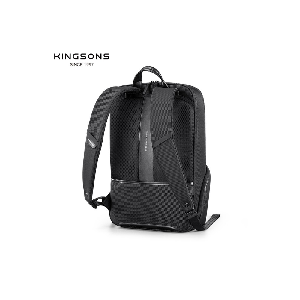 Kingsons - Premium Leather - Backpack