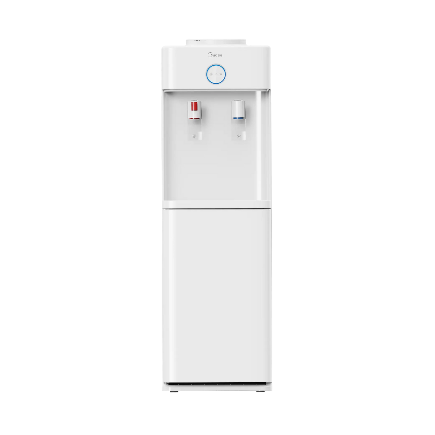 Midea Top Loading Water Dispenser 2 Temperatures with Large Cabinet - YL2436SW(W)G