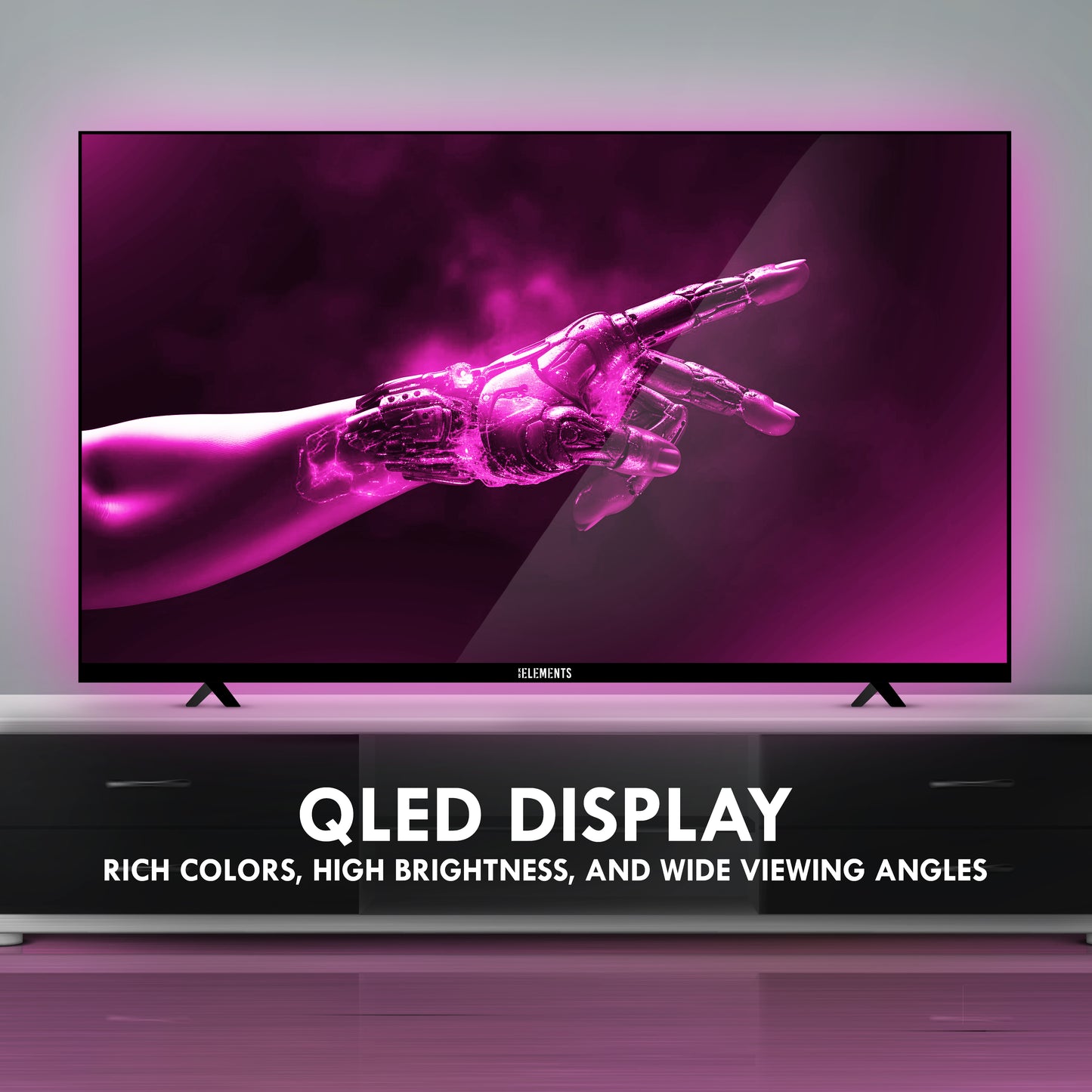 KB ELEMENTS QLED ULTRA HD 4K + HDR Smart TV ELTWQ8DE
