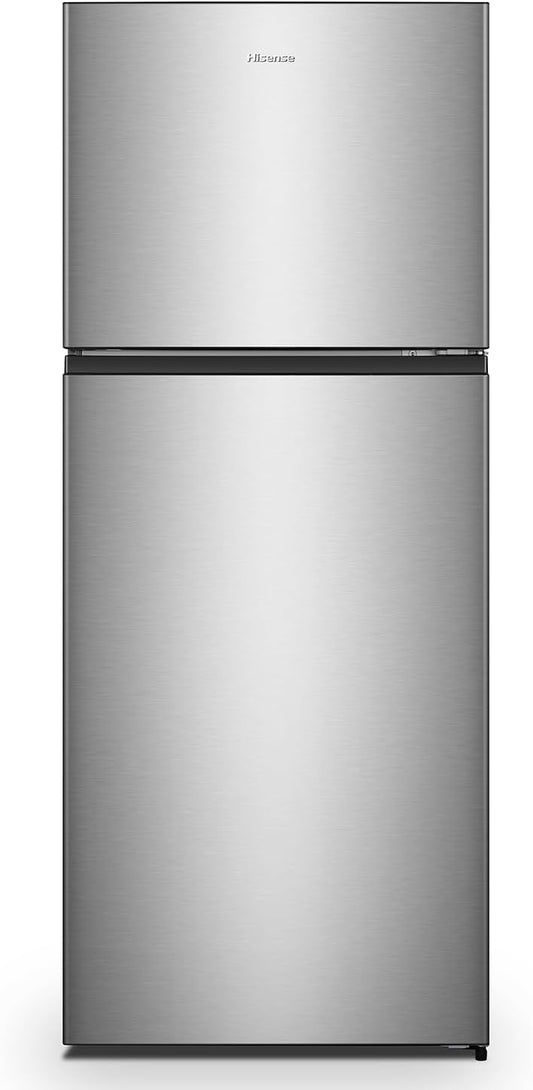 Hisense 488 Liter Refrigerator Double Door Top Mount Silver Model RT488N4ASU Min 1 year manufacturer warranty"