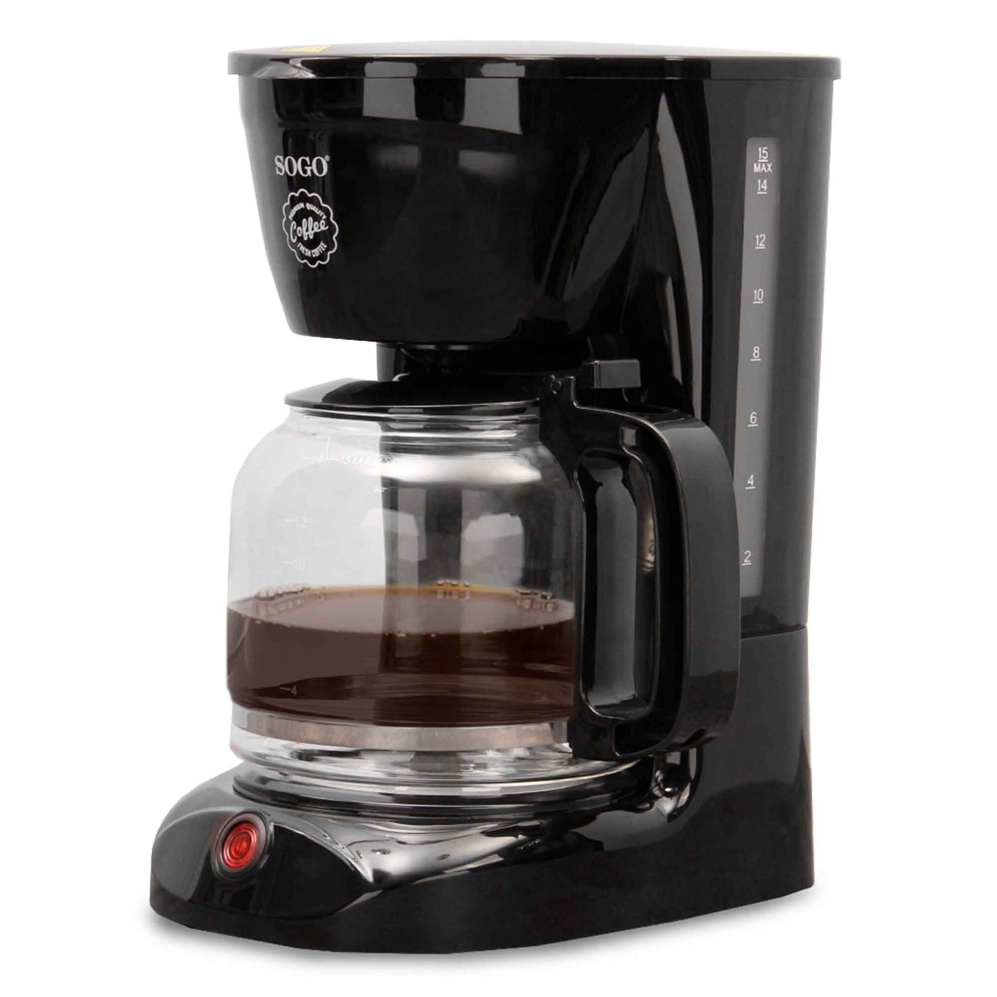 SOGO DRIP COFFEE MAKER WITH GLASS JAR, - 1,8L  - 950W