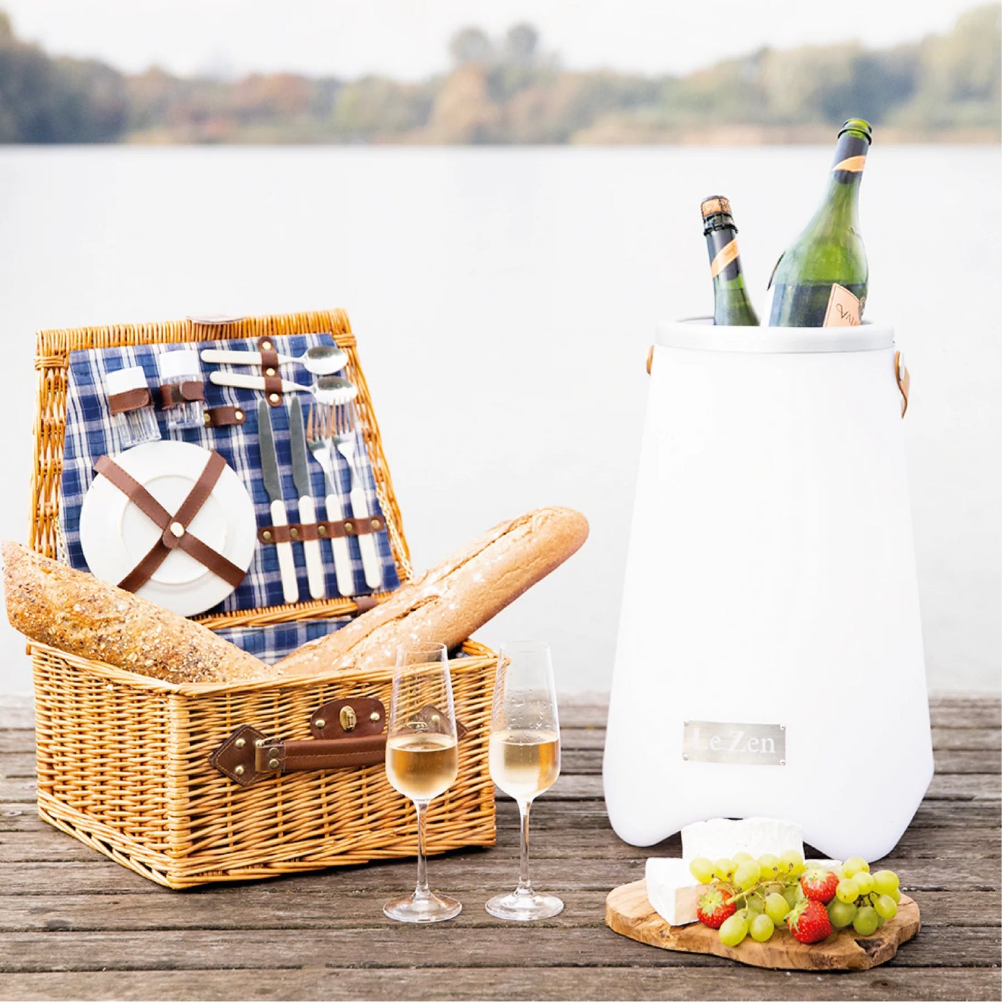 Le Zen Original LED Wine Cooler & Bluetooth Speaker 2in1