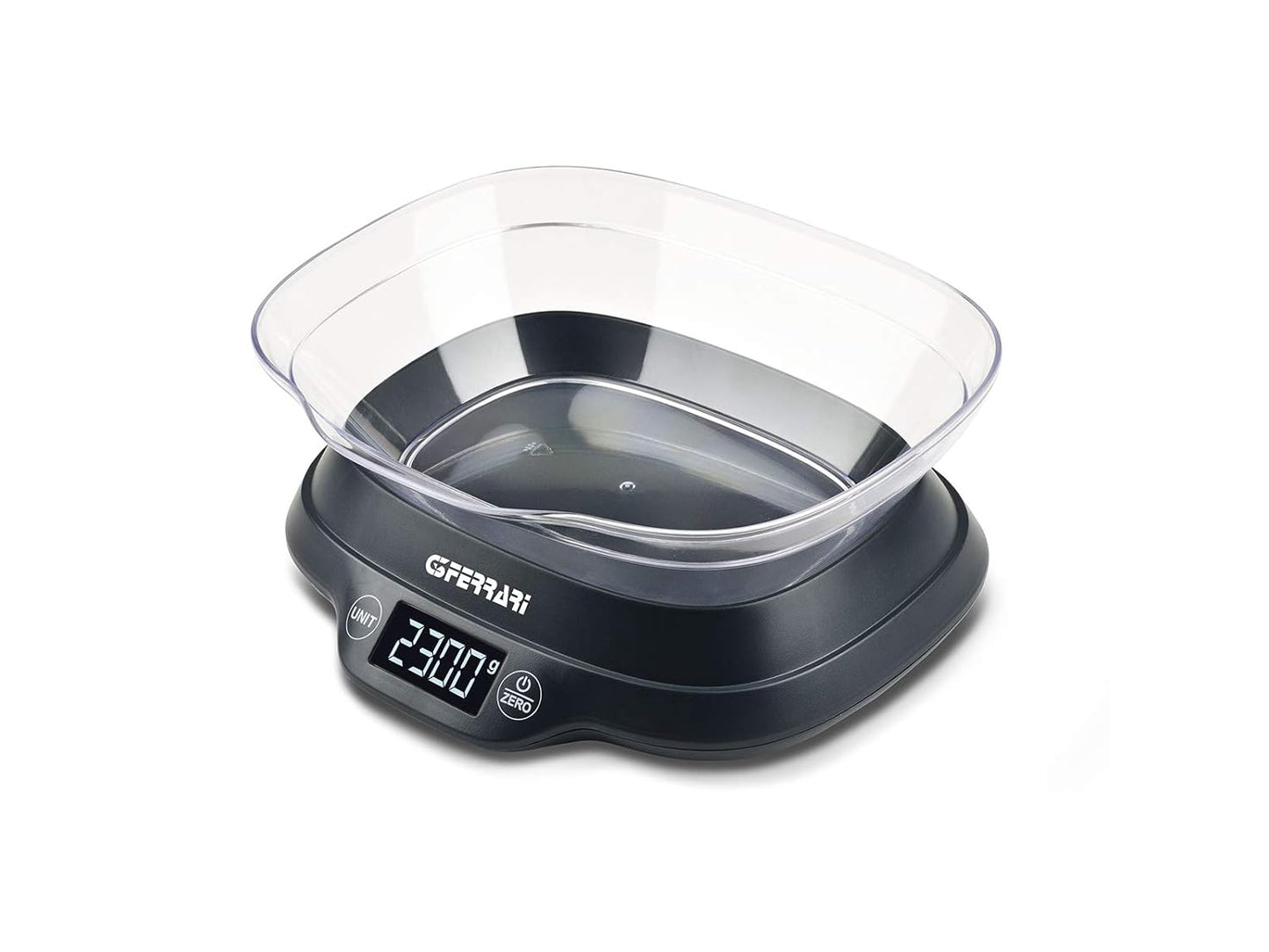 G3 Ferrari G20093 Kitchen Scale, 1 g/5 kg, 1.2 L Bowl