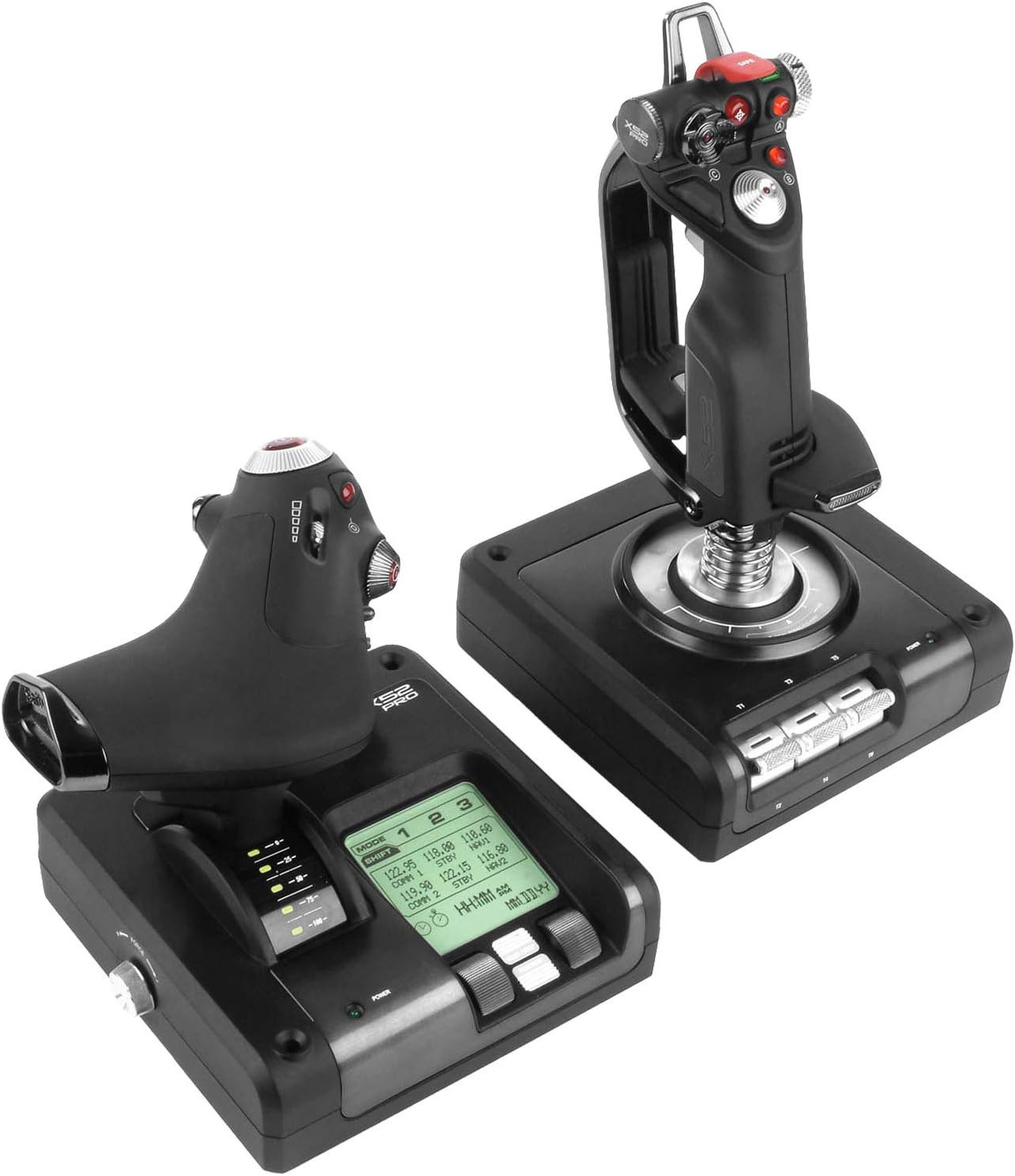 Logitech G Saitek X52 Pro Flight Control System, Controller And Joystick