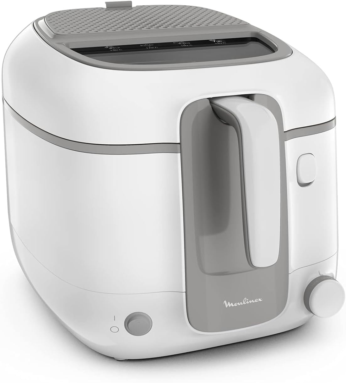 MOULINEX Deep Fryer | Super Uno Deep Fryer | 2.2 L Oil | 1.5 kg | Easy-Cleaning Dishwasher-Safe Parts | Non-Stick Bowl | Odor Filtration |Mess-Free Splatter Protection |2 Years Warranty |AM310028