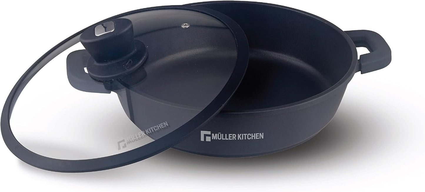Mueller kitchen MK-3024 32cm everyday Shallow die-cast Casserole dish