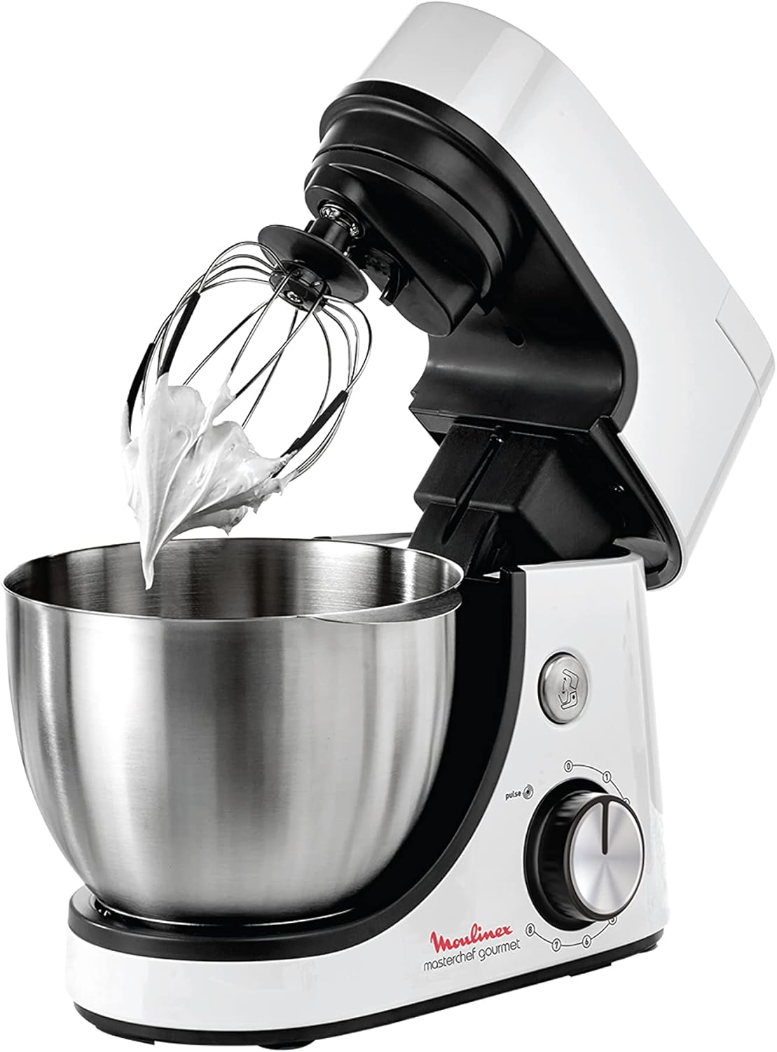 Moulinex Masterchef Gourmet Kitchen Machine, 4.6 L, 1100 W, White - QA510110