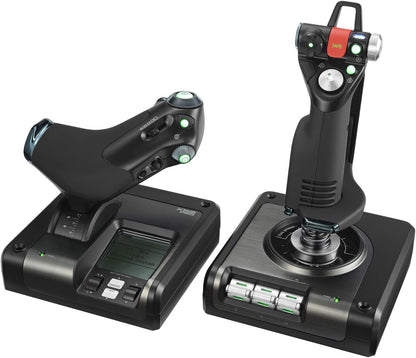 Logitech G Saitek X52 Pro Flight Control System, Controller And Joystick