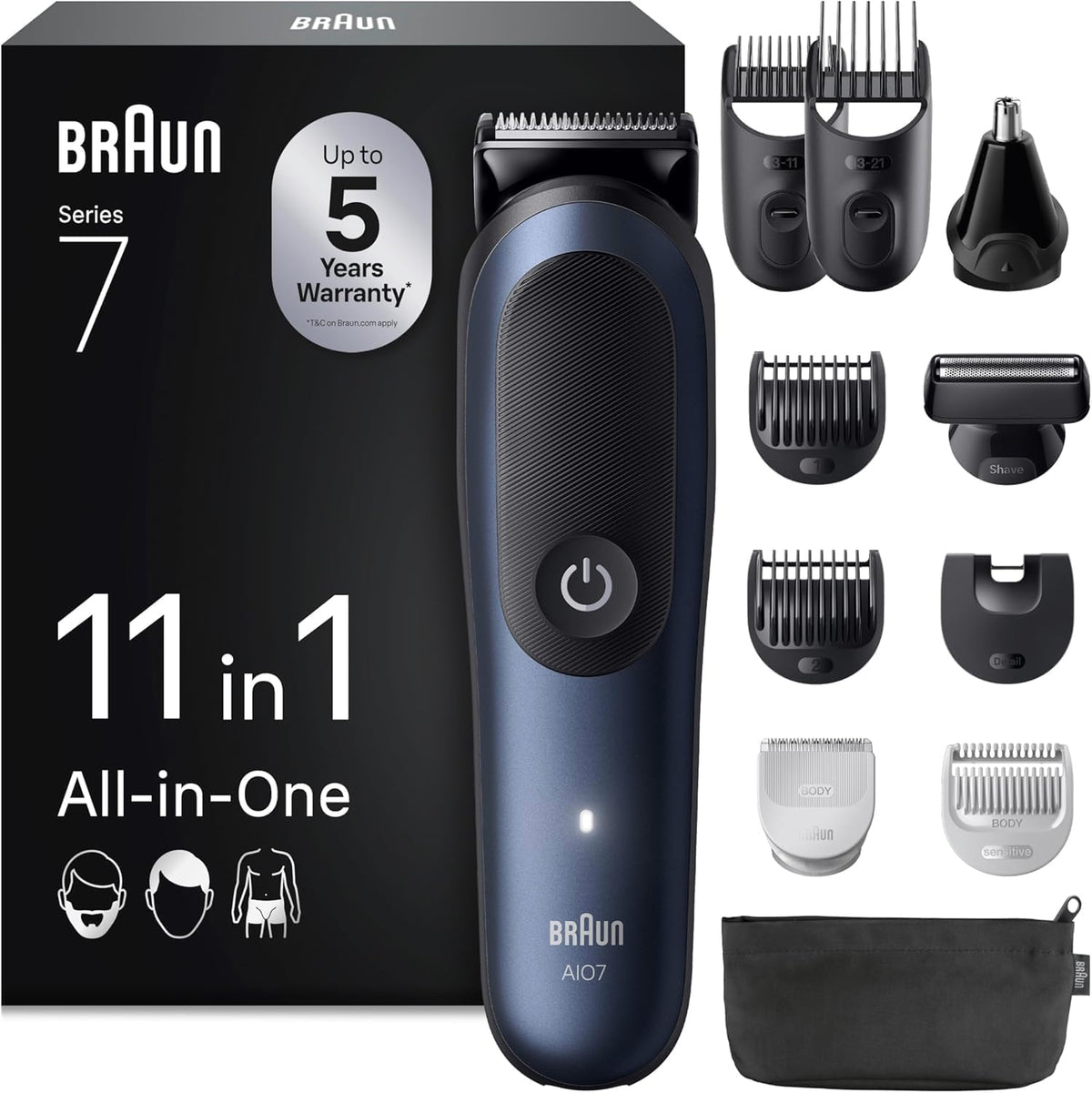 SHAVER BRAUN AIO7540 11IN1