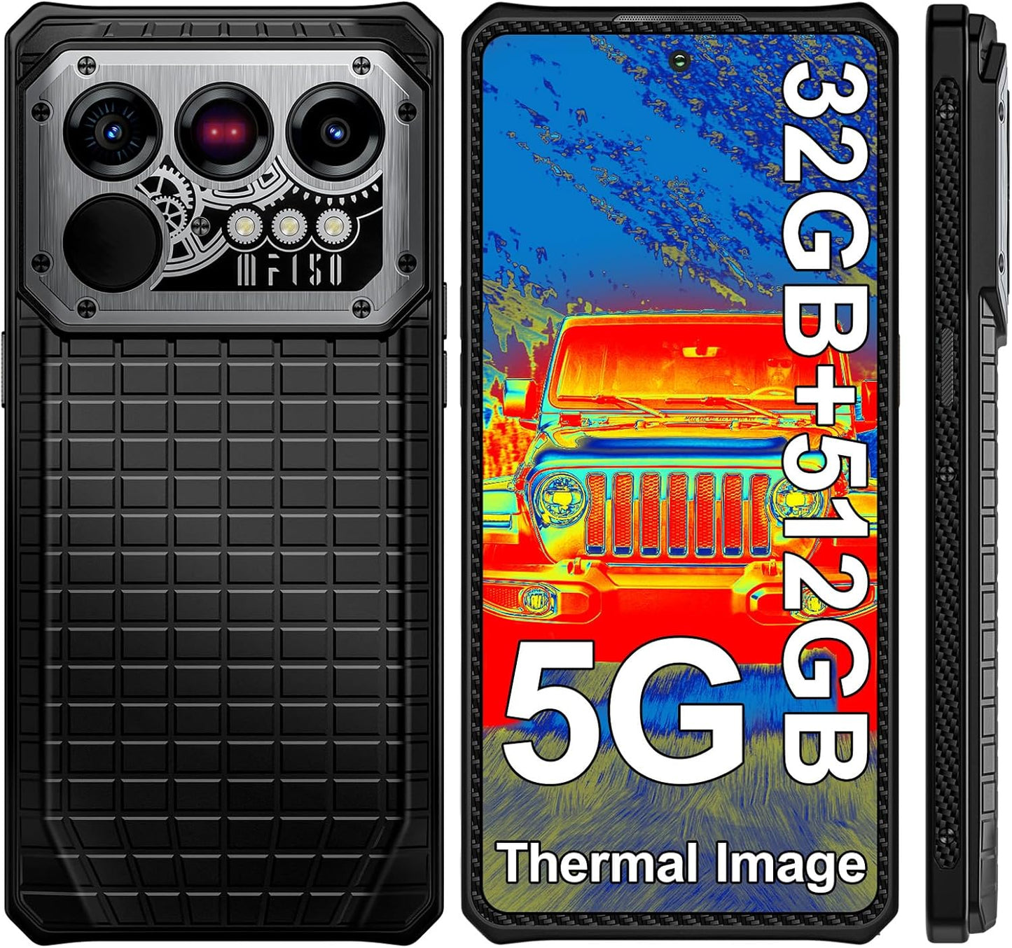 IIIF150 Raptor Unbreakable 5G Mobile Phone with Thermal Camera