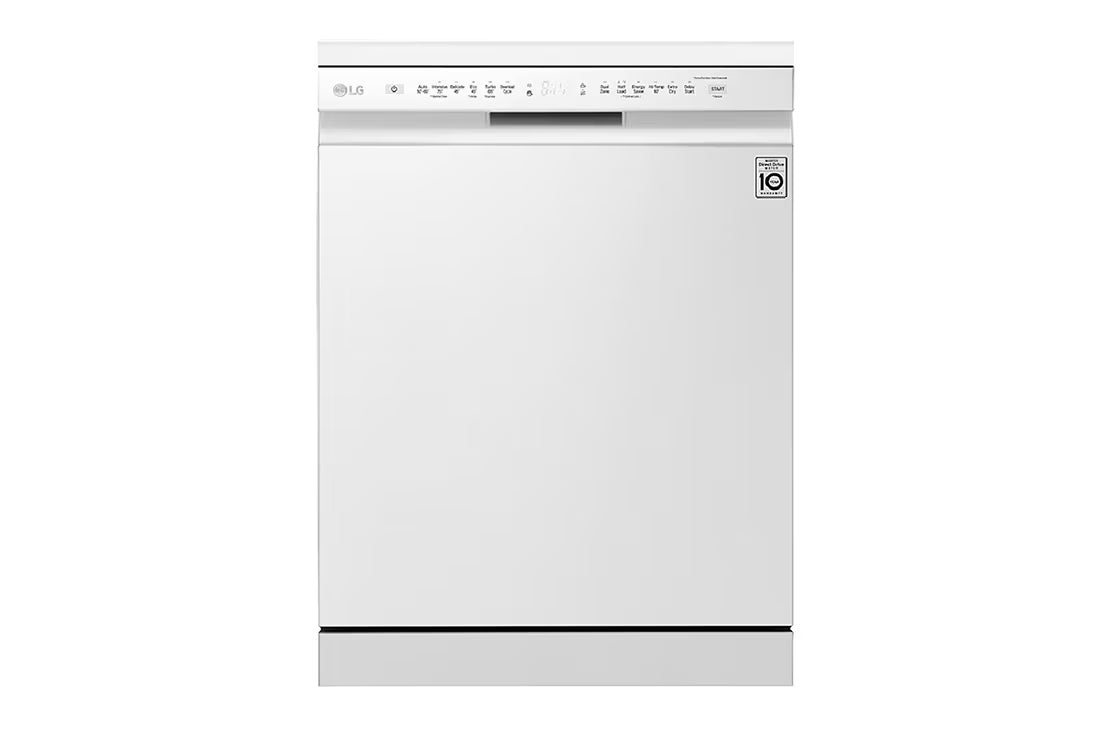 LG QuadWash™ Dishwasher, 14 Place Settings, EasyRack™ Plus, Inverter Direct Drive, Platinum, DFB512FP