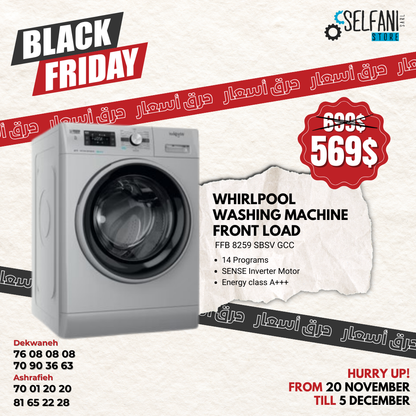 Whirlpool WASHING MACHINE - FRONT LOAD FFB 8259 SBSV GCC
