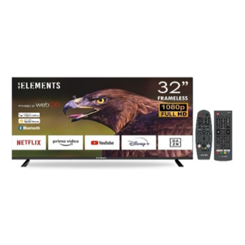 KB ELEMENTS  32" LED TV FHD SMART FRAMELESS