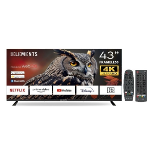 KB ELEMENTS  43" UHD 4K LED TV SMART FRAMELESS