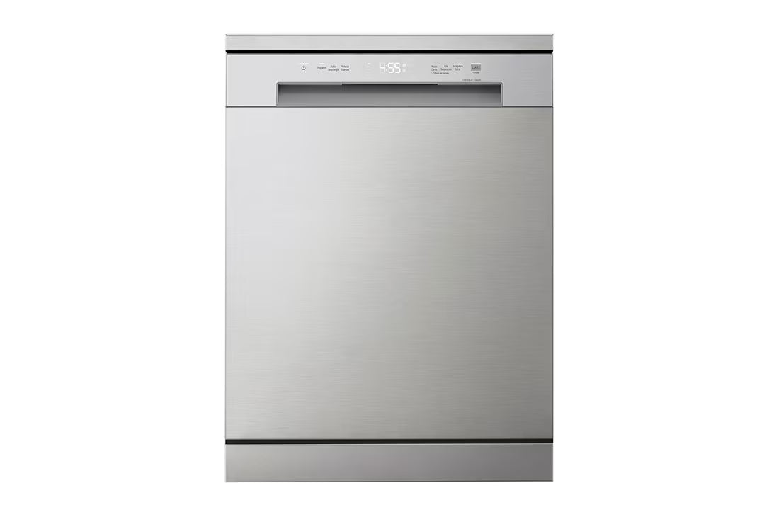 LG QuadWash™ Dishwasher, 14 Place Settings, EasyRack™ Plus, Inverter Direct Drive, Platinum Silver color DFC612FV