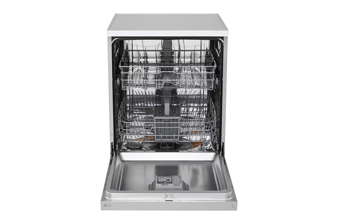 LG QuadWash™ Dishwasher, 14 Place Settings, EasyRack™ Plus, Inverter Direct Drive, Platinum Silver color DFC612FV