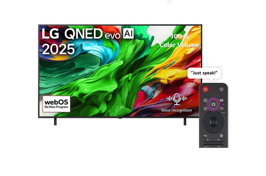 100 inch LG QNED evo AI QNED86 4K 120Hz Smart TV AI Magic remote webOS25 2025