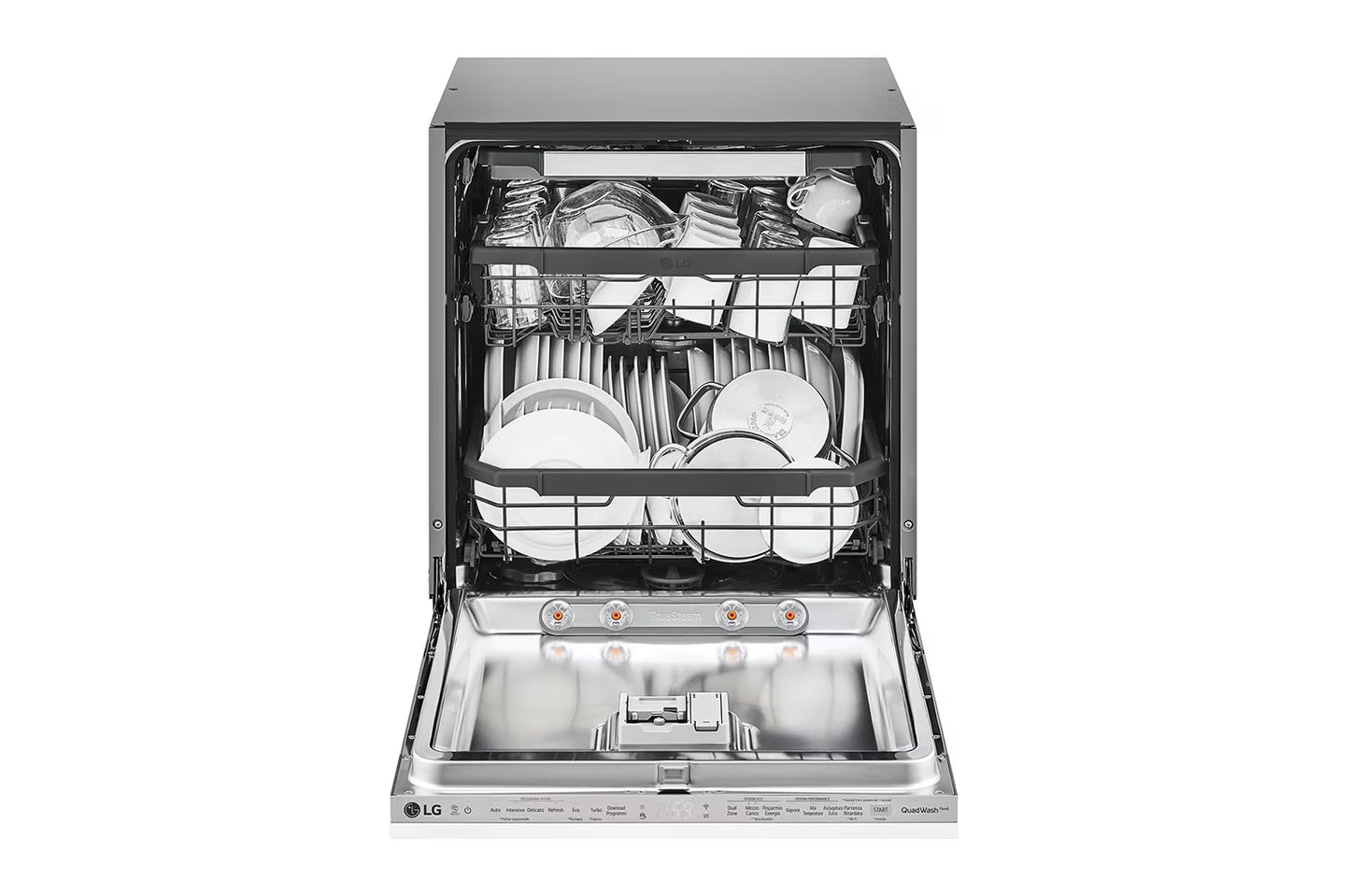 LG DBC425TS Quadwash Built-in Steam Dishwasher, Inverter Direct Drive