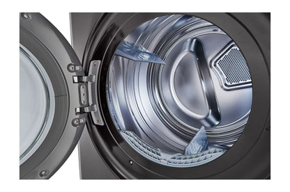 LG WT2116BRK Single Unit Front Load 21/16kg LG WashTower™ with Centre Control™, Black Steel color
