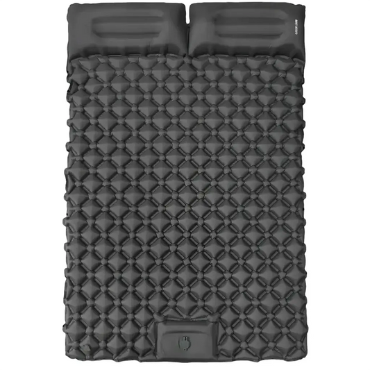 Green Lion Double Air Bed Inflatable Air Mattress - Gray