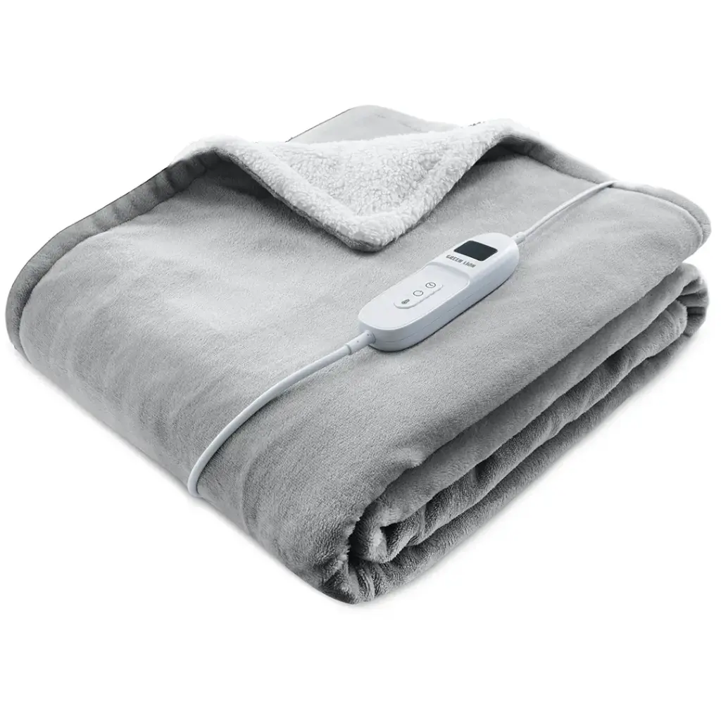 Green Lion Electric Blanket with Heating Function - Gray
