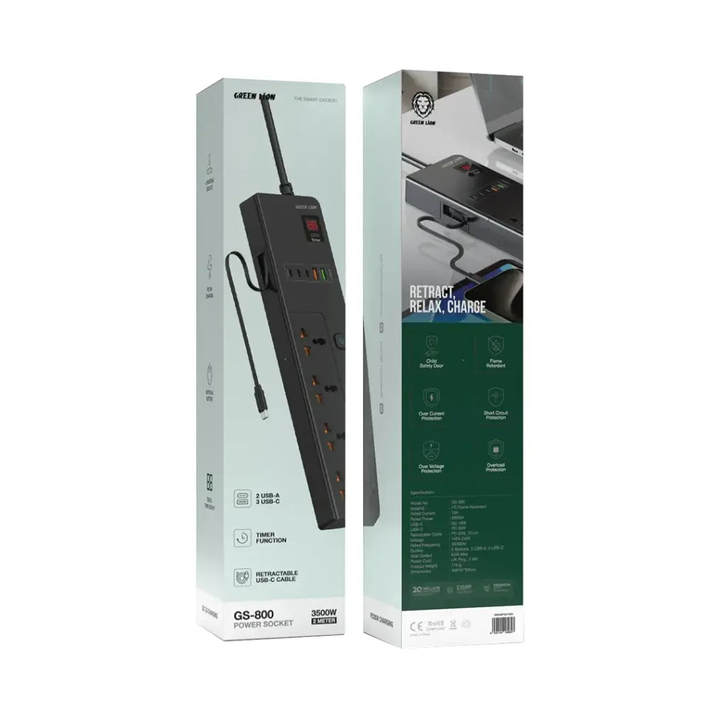 Green Lion GS-800 Power Socket 2M 3500W