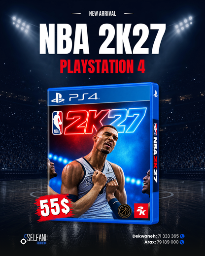 NBA 2K27 Game CD for PS4/PS5