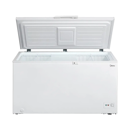 Midea Chest Freezer Double Door, Net 418 L, 14.8 Cu.ft. HS-543C