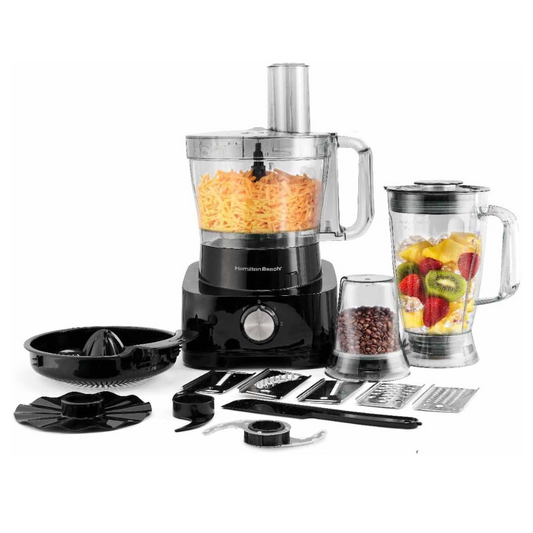 Hamilton Beach Food Processor 1000W, 3.5L bowl and 11 attachments