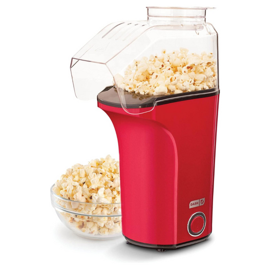 DASH Hot Air Popcorn Popper Maker with Measuring Cup to Portion Popping Corn Kernels + Melt Butter, 16 Cups