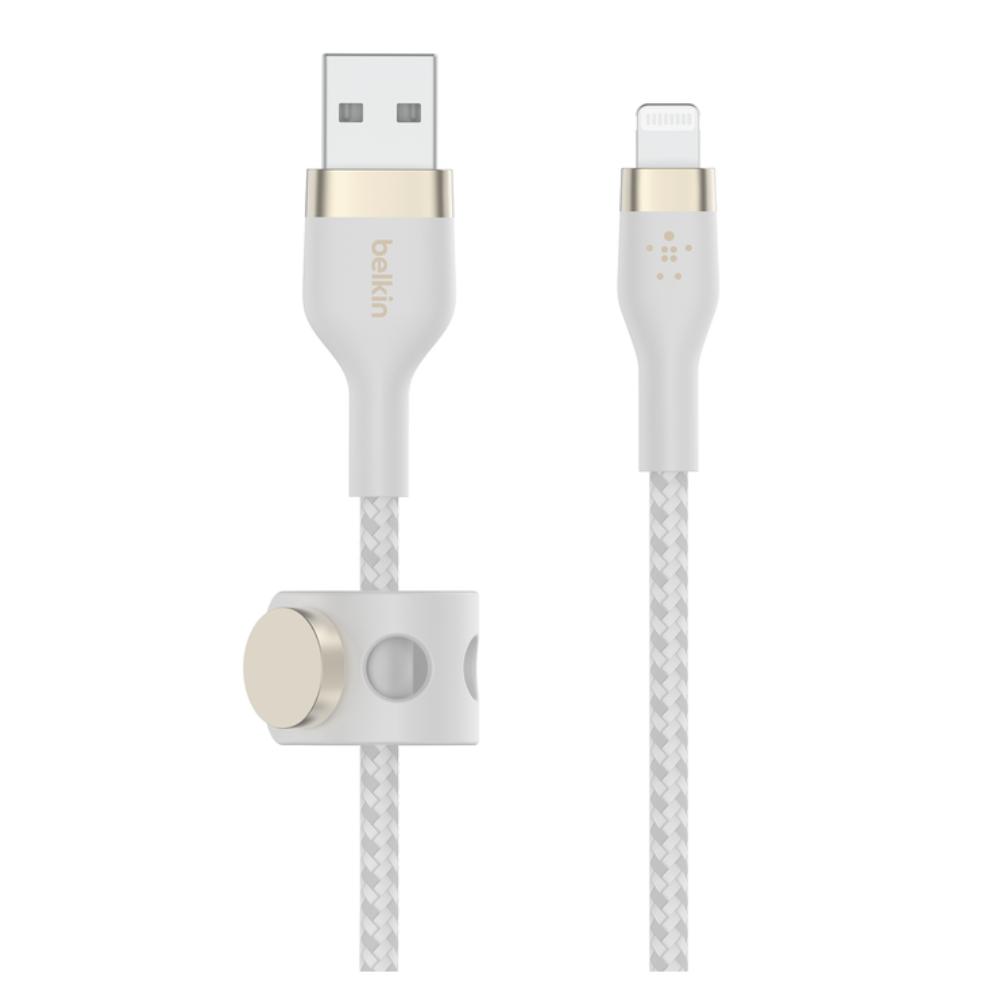 Belkin - BoostCharge Pro Flex - USB-A Cable with Lightning Connector
