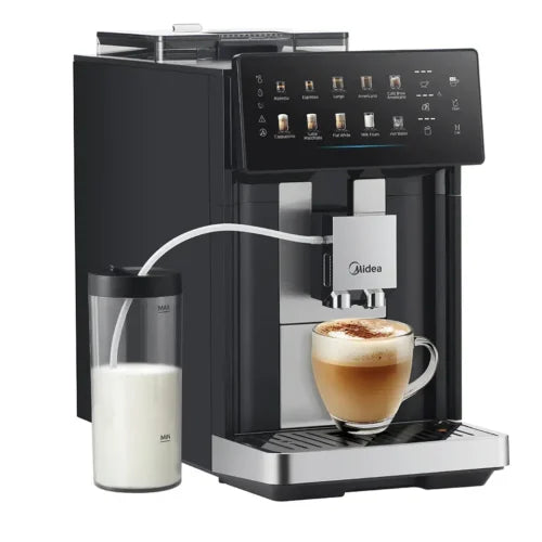 MIDEA Fully automatic coffee machine, coffee grinder, 10 Functions