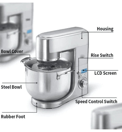 Muller kitchen MK-6043 Stand Mixer 10L 1500W Die Cast Aluminum