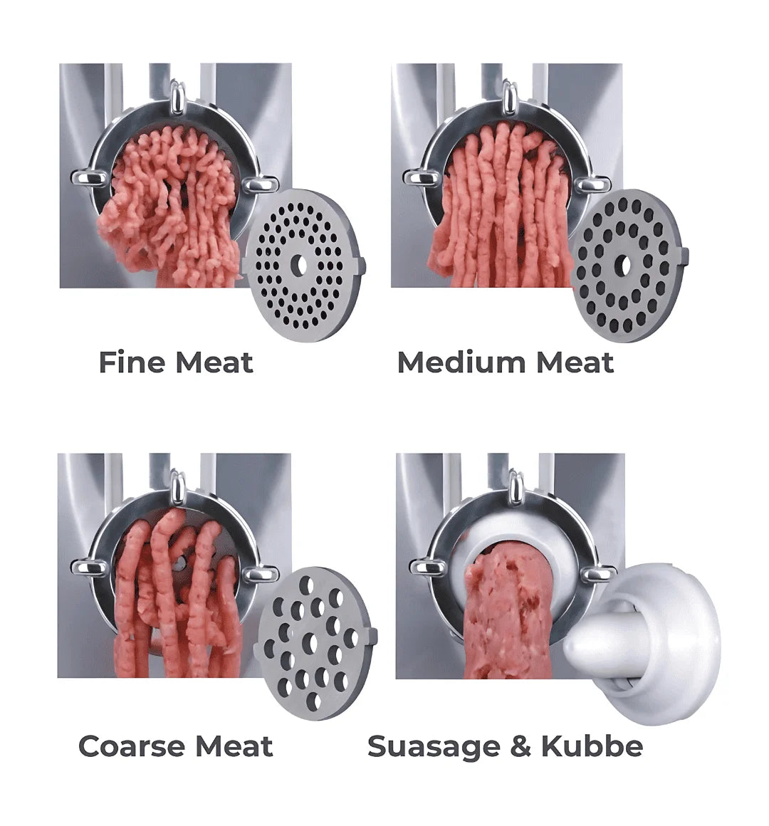 Muller kitchen MK-6029 Meat Grinder 3000 Watt Heavy Duty