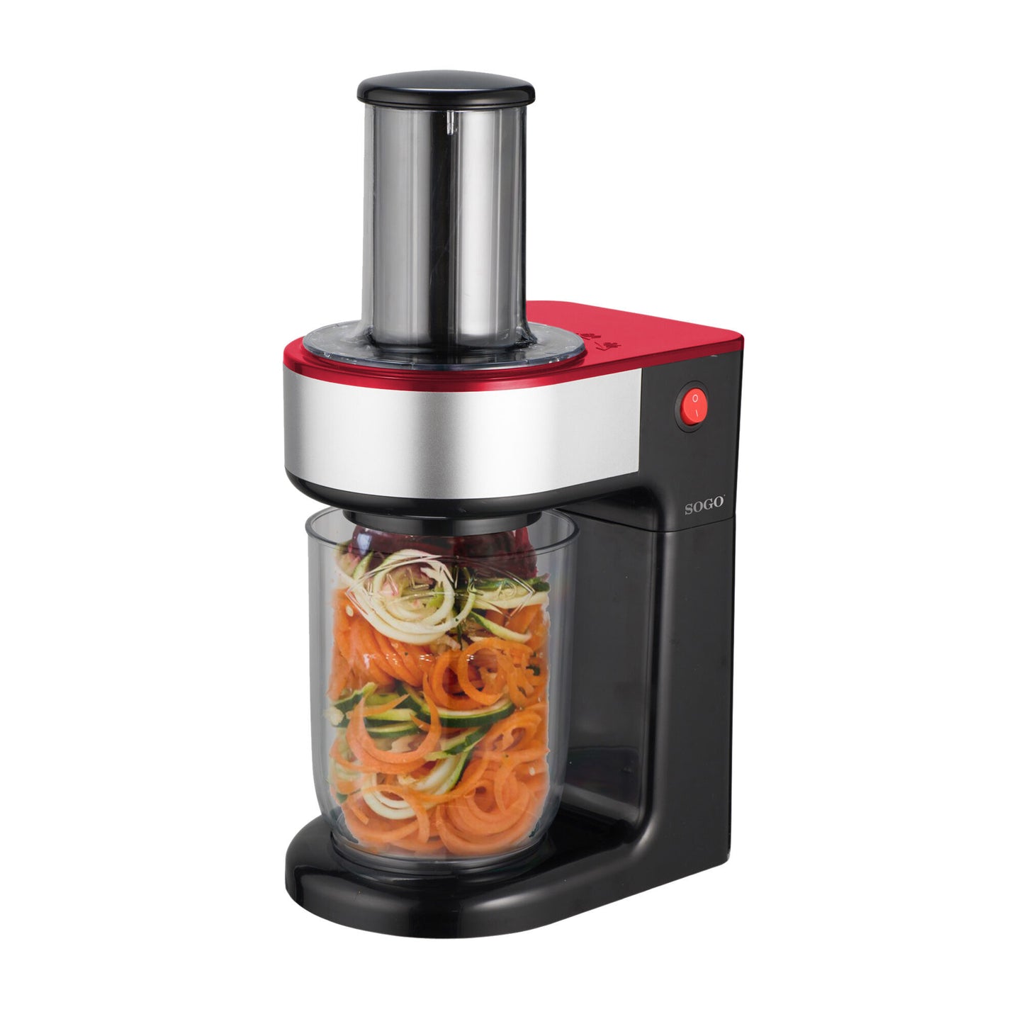 SOGO VEGETABLE SPIRALIZER-WITH 3  ACCESORIOS - 80W